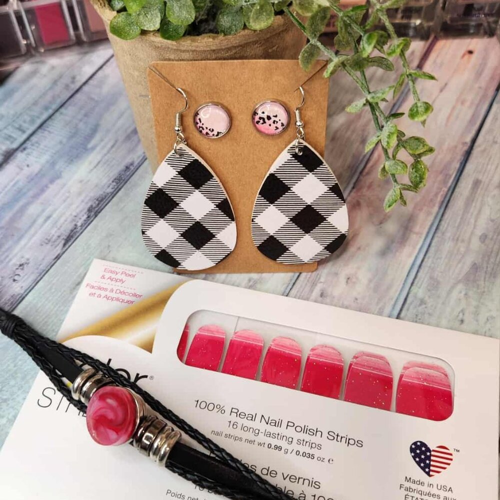 Color Street Pink Press On Nail Design Bundle